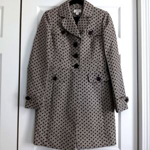 LOFT Basket Of Weave Print Coat